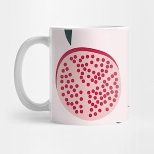 Pomegranate Illustration Print 2 Mug